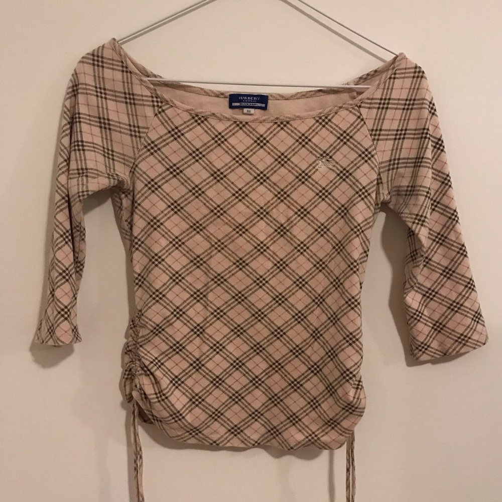 Burberry off the shoulder top